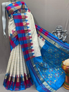 PSNTIDSS4O22BSDD12- Ikat silk saree