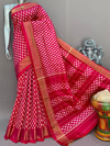 PSNTIDSS4O23TBDC21- Ikat silk saree