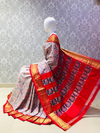 PLXHIDSS4O24NCDD14- Ikat silk saree