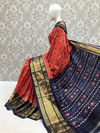 PLXHIDSS4O24NCDD20- Ikat silk saree