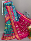 PSNTIDSS4O25NDCC16- Ikat silk saree