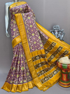 PSNTIDSS4O25NDCC55- Ikat silk saree