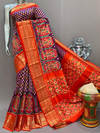 PSNTIDSS4O26CECD04- Ikat silk saree