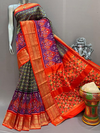 PSNTIDSS4O26CECD05- Ikat silk saree