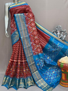 PSNTIDSS4O26CECD12- Ikat silk saree