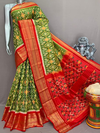 PSNTIDSS4O26CECD14- Ikat silk saree