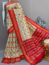 PSNTIDSS4O28NCCC07- Ikat silk saree