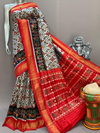 PSNTIDSS4O28NCCC25- Ikat silk saree