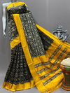 PSNTIDSS4O28NCCC37- Ikat silk saree