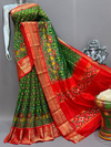 PSNTIDSS4O31CEDC01- Ikat silk saree