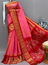 PSNTIDSS4O31CEDC13- Ikat silk saree