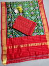 PSSISDST4V01FSCC73- Ikat Silk dupatta with Ikat sico top