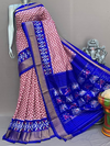 PSNTIDSS4V04NCDC28- Ikat silk saree