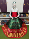 PSRGFSLG4V04SZCD35- Free Size Ikat Silk Lehenga