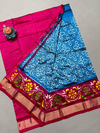 PSSIMSLG4V03EECD13- Medium Size Ikat Silk Lehenga