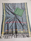 PSSISDST4V04ESCD15- Ikat sico dupatta with  sico top