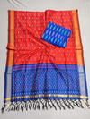 PSSISDST4V04ESCD33- Ikat sico dupatta with  sico top