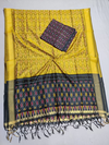 PSSISDST4V04ESCD40- Ikat sico dupatta with  sico top