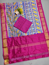 PSSISDST4V09FSCC79- Ikat Silk dupatta with Ikat sico top