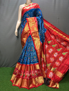 PGMRIDSS4V12BBDC19- Ikat silk saree