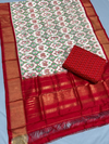 PPISSDST4V12FXCD15- Ikat Silk dupatta with Ikat sico top