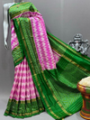 PSNTIDSS4V09TTDC08- Ikat silk saree