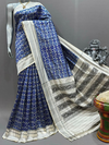 PSNTIDSS4V12NDCD16- Ikat silk saree