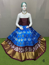 PSRGFSLG4V11SZCC07- Free Size Ikat Silk Lehenga