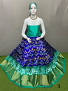 PSRGFSLG4V11SZCC38- Free Size Ikat Silk Lehenga