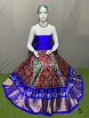 PSRGFSLG4V11SZCC39- Free Size Ikat Silk Lehenga