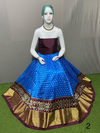 PSRGFSLG4V11SZCC55- Free Size Ikat Silk Lehenga