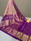 PSRGKBRS4V11FSCD08- Kanchi border Ikat silk saree