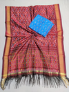 PSSISCDT4V11ESDD10- Ikat sico dupatta with  sico top