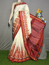 PGMRILWS4V19XCDC08- light weight Ikat silk saree