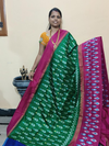 PGMRILWS4V19XCDC26- light weight Ikat silk saree