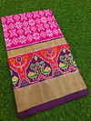 PMIUIDSS4V13BBDC01- Ikat silk saree