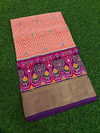 PMIUIDSS4V13BBDC15- Ikat silk saree