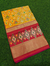 PMIUIDSS4V13BBDC39- Ikat silk saree