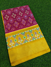 PMIUIDSS4V13BBDC44- Ikat silk saree