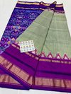 PSNTIDSS4V13TTCC18- Ikat silk saree