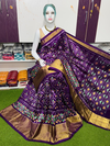 PSRGDSS4V14BSCC02- Ikat silk saree