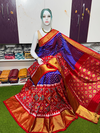 PSRGDSS4V14BSCC13- Ikat silk saree