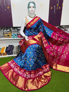 PSRGDSS4V14BSCC26- Ikat silk saree