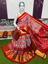 PSRGDSS4V14BSCC27- Ikat silk saree