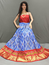 PGMRFSLG4V21SZCD36- Free Size Ikat Silk Lehenga