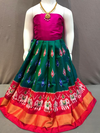 PGMRZSLG4V22IBCC01- Zero size Ikat silk lehenga