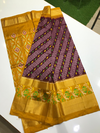 PLXHIDSS4V22BBCD02- Ikat silk saree