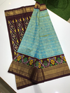 PLXHIDSS4V22BBCD09- Ikat silk saree