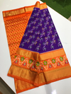 PLXHIDSS4V22BBCD14- Ikat silk saree