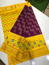 PLXHIDSS4V22BBCD15- Ikat silk saree